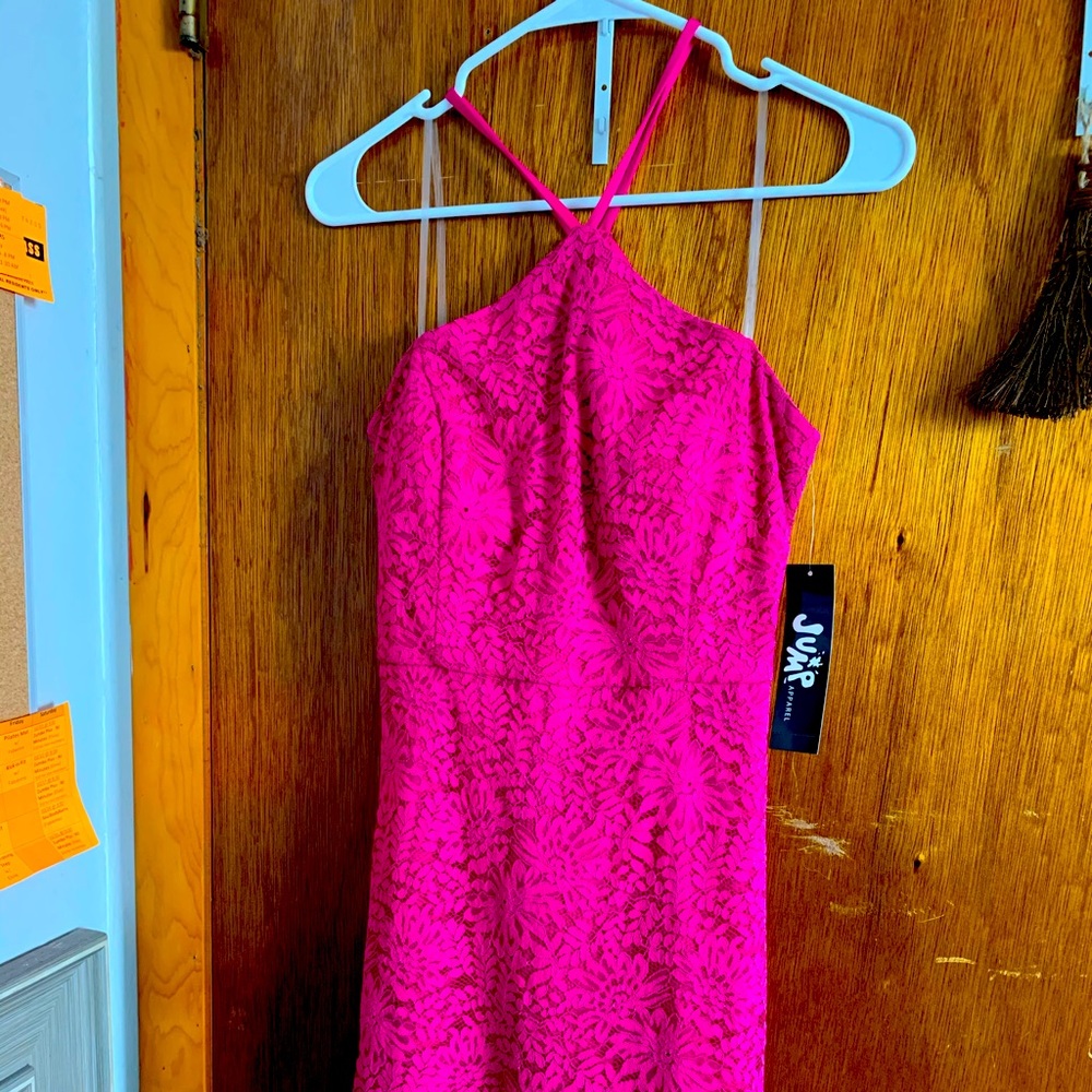 NWT magenta mini dress